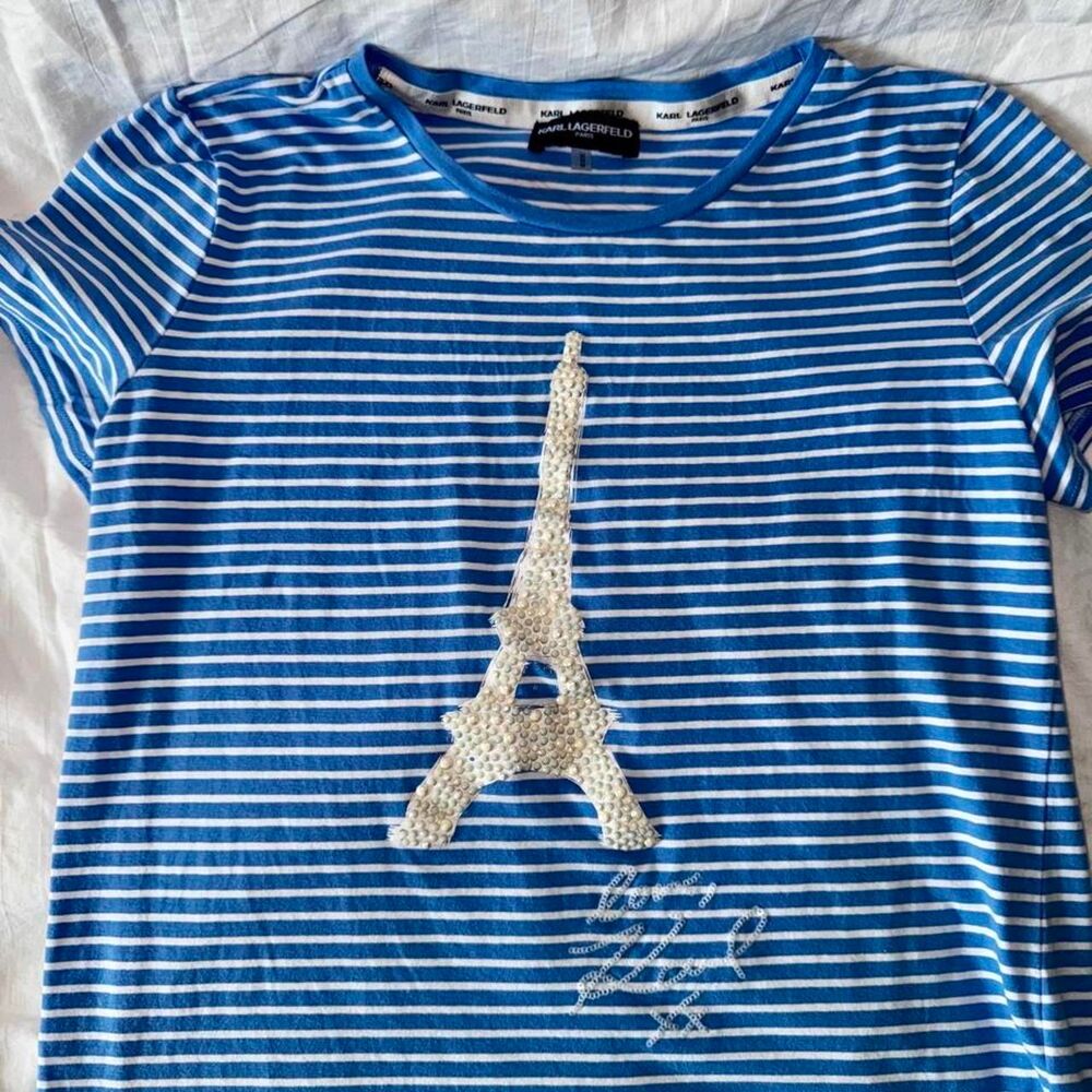 Karl-lagerfeld Women's Blue T-shirt
